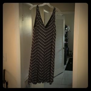 Above knee flowy dress